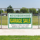 Neighborhood Garage Sale Banner 2.5' X 4' 横断幕 (インサイチュ)