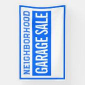 Neighborhood Garage Sale Banner 2.5' X 4' 横断幕 (縦)