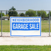 Neighborhood Garage Sale Banner 2.5' X 4' 横断幕 (インサイチュ)