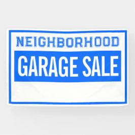 Neighborhood Garage Sale Banner 2.5' X 4' 横断幕