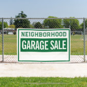 Neighborhood Garage Sale Banner 2.5' X 4' 横断幕 (インサイチュ)