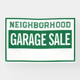 Neighborhood Garage Sale Banner 2.5' X 4' 横断幕