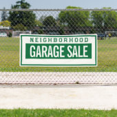 Neighborhood Garage Sale Banner 2.5' X 6' 横断幕 (インサイチュ)