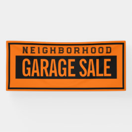 Neighborhood Garage Sale Banner 2.5' X 6' 横断幕