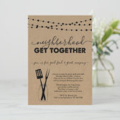 Neighborhood Get Together招待状 招待状 (スタンド正面)