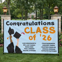 Neighborhood High School Graduation Banner 横断幕