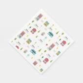 Neighborhood Patternベビーシャワーへようこそ スタンダードランチョンナプキン (角)