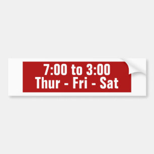 Neighborhood Yard SALE Sign Day Timeステッカー バンパーステッカー