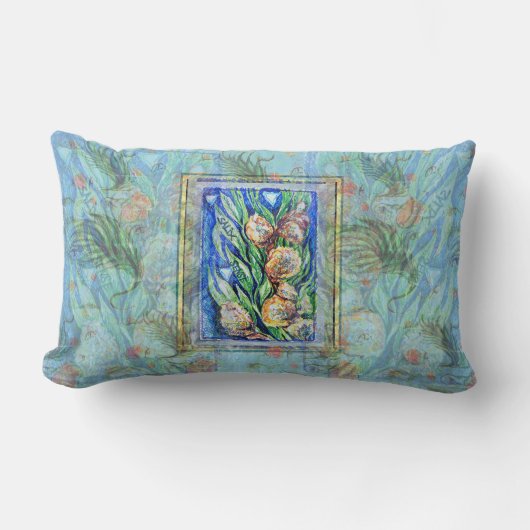 Neighbours from the edge ランバークッション (正面)