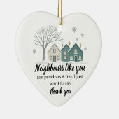 Neighbours Like You Ornament | Thank You Christmas セラミックオーナメント (右)