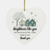 Neighbours Like You Ornament | Thank You Christmas セラミックオーナメント (裏面)