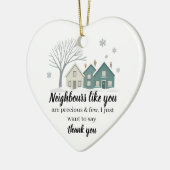Neighbours Like You Ornament | Thank You Christmas セラミックオーナメント (左)