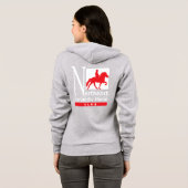 NEIHCの女性のフリーストラックジャケット パーカ (裏面フル)