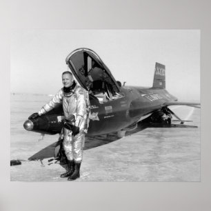 Neil Armstrong X-15ポスター16"x20" ポスター