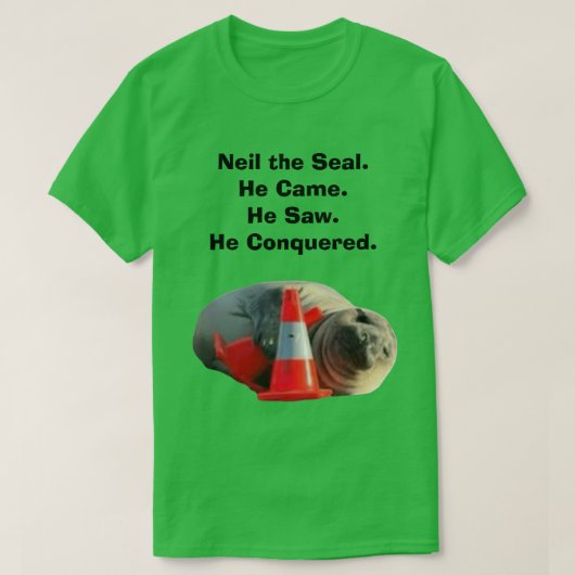 Neil Conquered Tシャツ (デザイン正面)