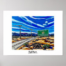 Neil Myersによる「Slowjamastan」のポスター