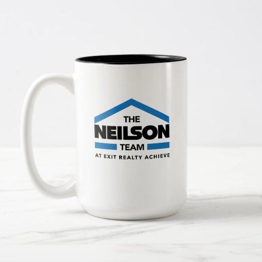 Neilson Team Mug – 白 ツートーンマグカップ (左)