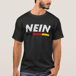 Neinのドイツの旗色 Tシャツ