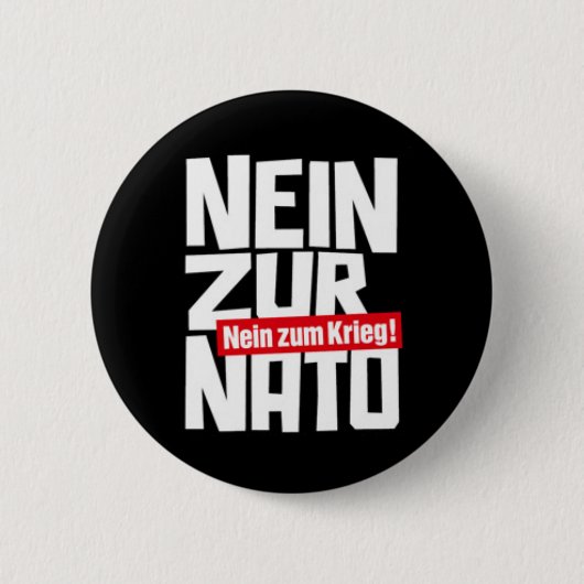 nein zur nato 缶バッジ (正面)