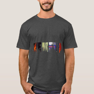 Nekfeu Cyborg Fire Tシャツ