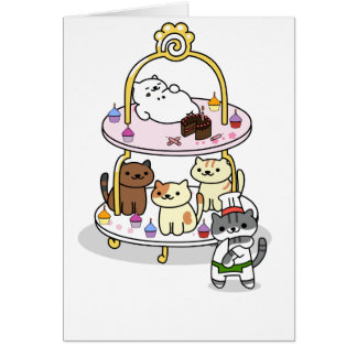 Neko Atsume -ケーキの立場のパーティー-ブランク