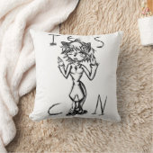 Neko guirl cat クッション (ブランケット)