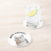 NEKO JARASHI coaster by ramu コースター (側面)