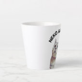 NEKO JARASHI Mugs by ramu カフェラテマグ (正面)