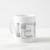 NEKO Mug コーヒーマグカップ (正面左)
