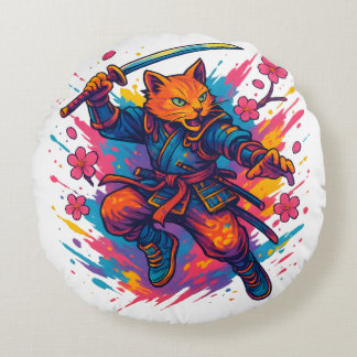 Neko Shinobi – Die Krallen des Kriegers ラウンドクッション
