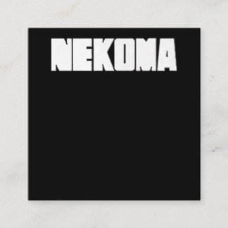 Neko Volleyball Practice Animeマンガコスプレ スクエア名刺