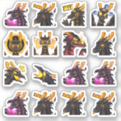 Nel Emoteステッカーパック(16カウント) シール (正面)