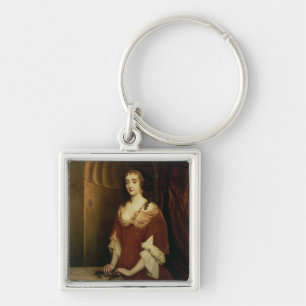 Nell Gwynne (1650-87年)のありそうなポートレート、mistre キーホルダー
