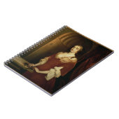 Nell Gwynne (1650-87年)のありそうなポートレート、mistre ノートブック (左側)