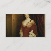 Nell Gwynne (1650-87年)のありそうなポートレート、mistre 名刺 (裏面)