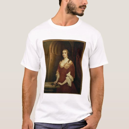 Nell Gwynne (1650-87年)のありそうなポートレート、mistre Tシャツ (正面)