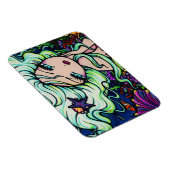 "Nelli"熱帯マーメイドファンタジーアートハンナ・リン マグネット (右側)