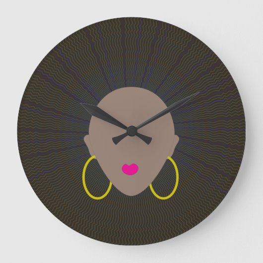 Nellie ラージ壁時計 (正面)