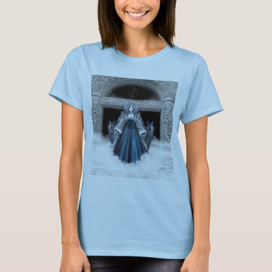 Nellis Eketorp著Skadiの女性のTシャツL Tシャツ (正面)