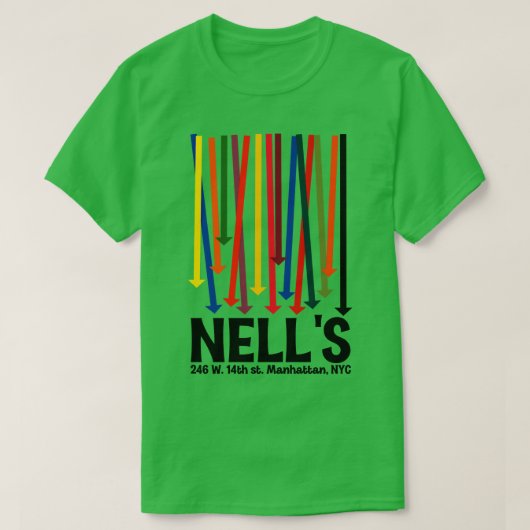 Nells Defunct Nightclub 70s NYCアメリカンファンアート Tシャツ (デザイン正面)