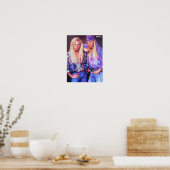 NELSON -クラシックポスター – 紫 ポスター (キッチン)