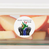 nelson Mandela day stickers ラベル (貼付)