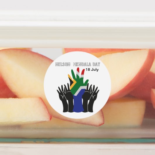 nelson Mandela day stickers ラベル (貼付)