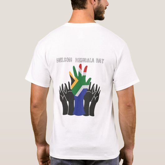 Nelson Mandela day Tシャツ (裏面)