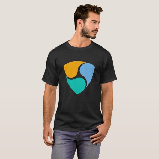 NEM (XEM)硬貨のTシャツ Tシャツ (正面フル)