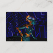 NEMES/サイバネティクス、機械技術者、青 名刺 (裏面)