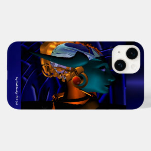NEMES /ハイパーアンドロイドポートレートブルー Case-Mate iPhone 14ケース