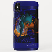 NEMES /ハイパーアンドロイドポートレートブルーSci Fi Case-Mate iPhoneケース (裏面)