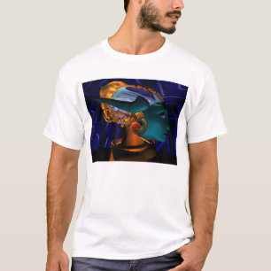 NEMES/ハイパー人間の特徴をもつポートレート Tシャツ