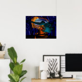 NEMES / HYPERアンドロイドポートレート, Science Fiction ポスター (ホームオフィス)